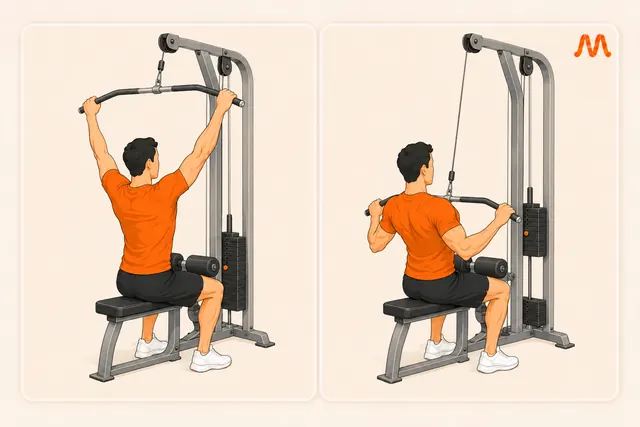 Lat Pulldown exercise illustration