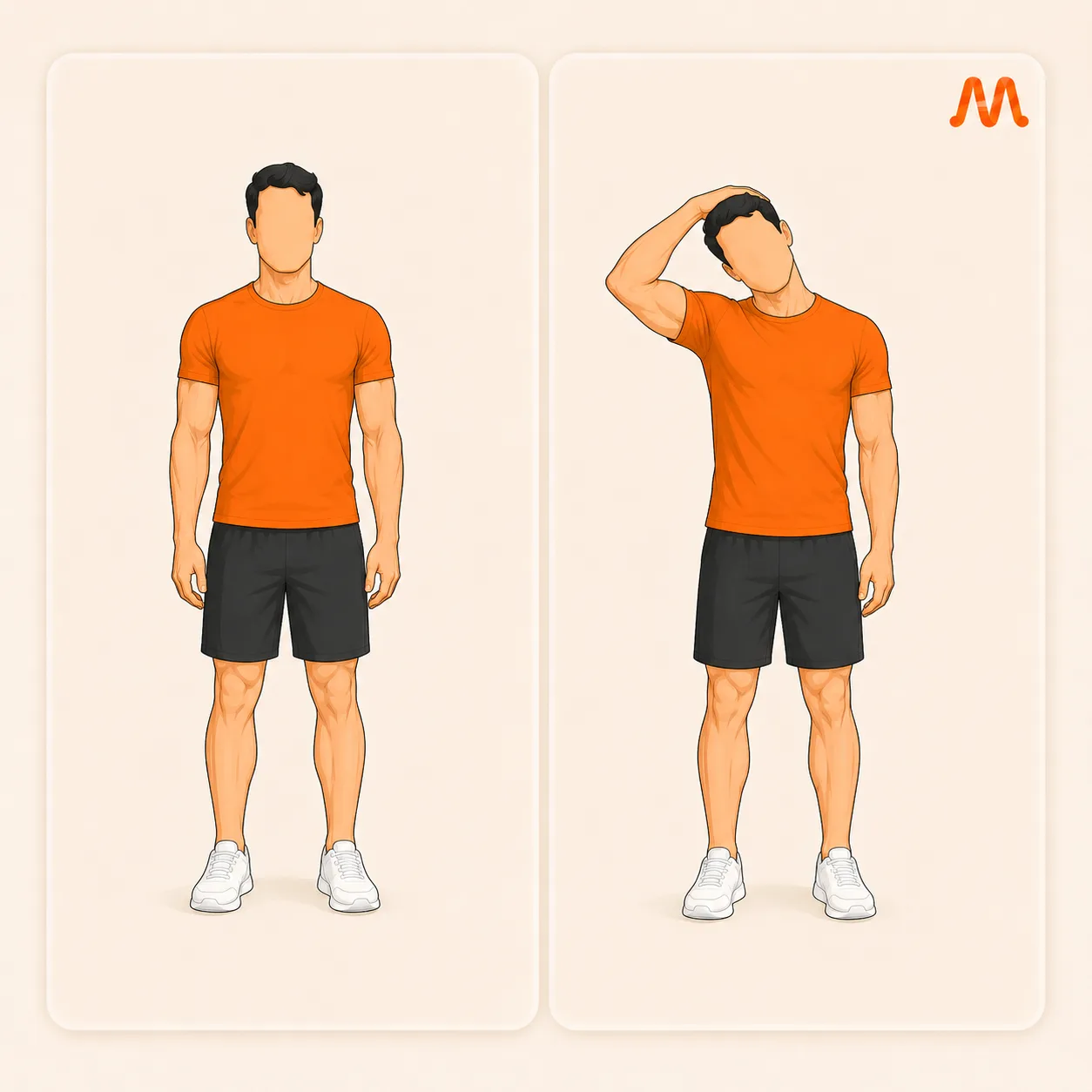 Neck Mobility (Side Tilt) exercise illustration