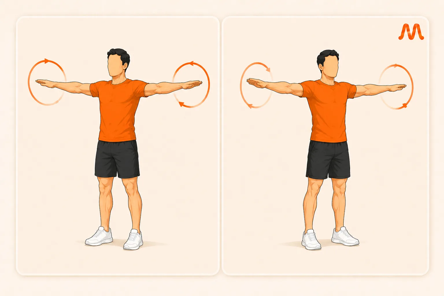 Shoulder Circles exercise illustration